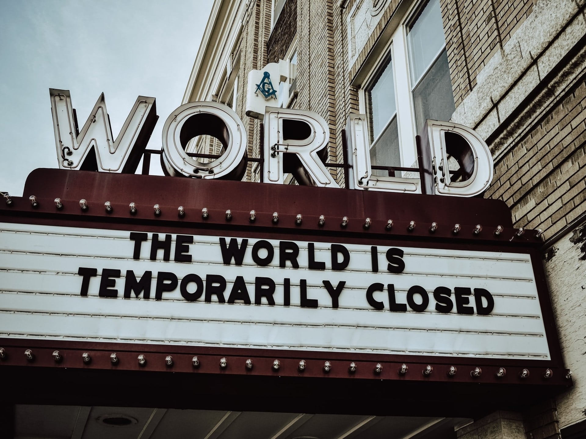 The World is Closed Theatre Poster